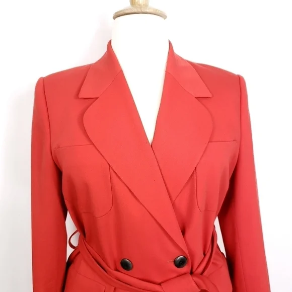 ESCADA Margaretha Ley tie waist blazer sz42